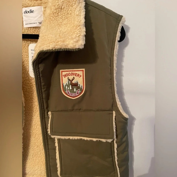 Elodie Retro Faux Sherling Vest - Picture 2 of 4